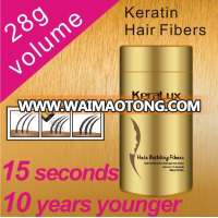 artificial hair fiber Keralux keratin hair building hair fibers